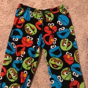 Cookie monster pajama pants!